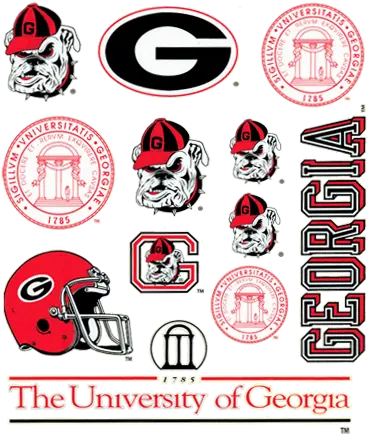 Uga Car Decals Logos Bar Piazzetta Png Uga Arch Logo