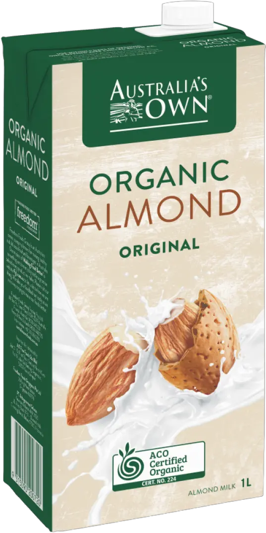 Almond Milk Original Australiau0027s Own Foods Australia Own Organic Soy Milk Png Almond Png