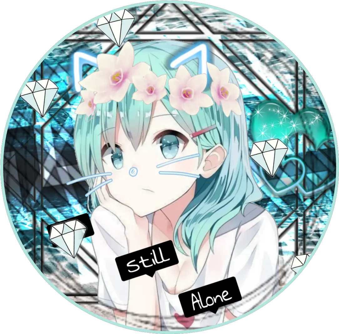 Icon Animegirl Miku Vocaloid Image By Kate Girly Png Vocaloid Icon