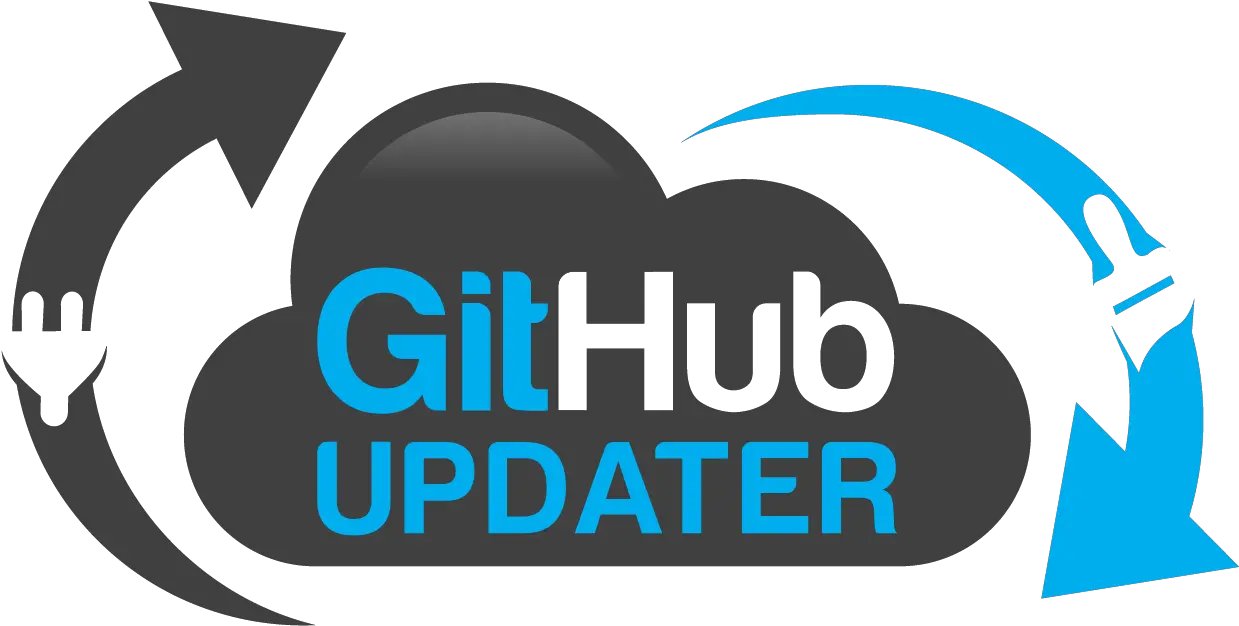 Github Updater Logo Graphic Design Png Git Hub Logo