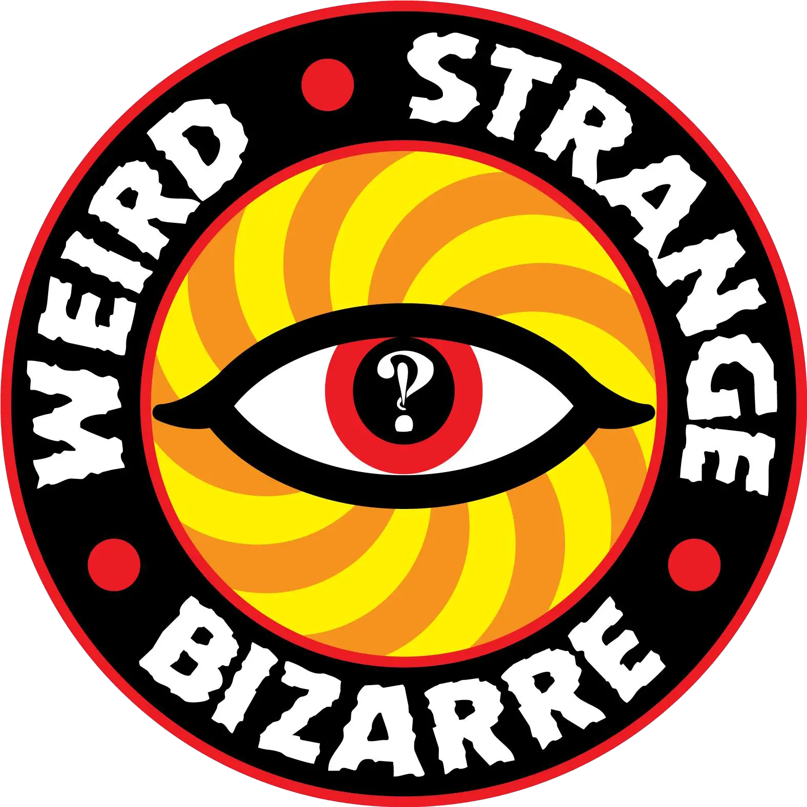 Weird U2022 Strange Bizarre Sacramento Comedy Spot Circle Png Strange Music Logo