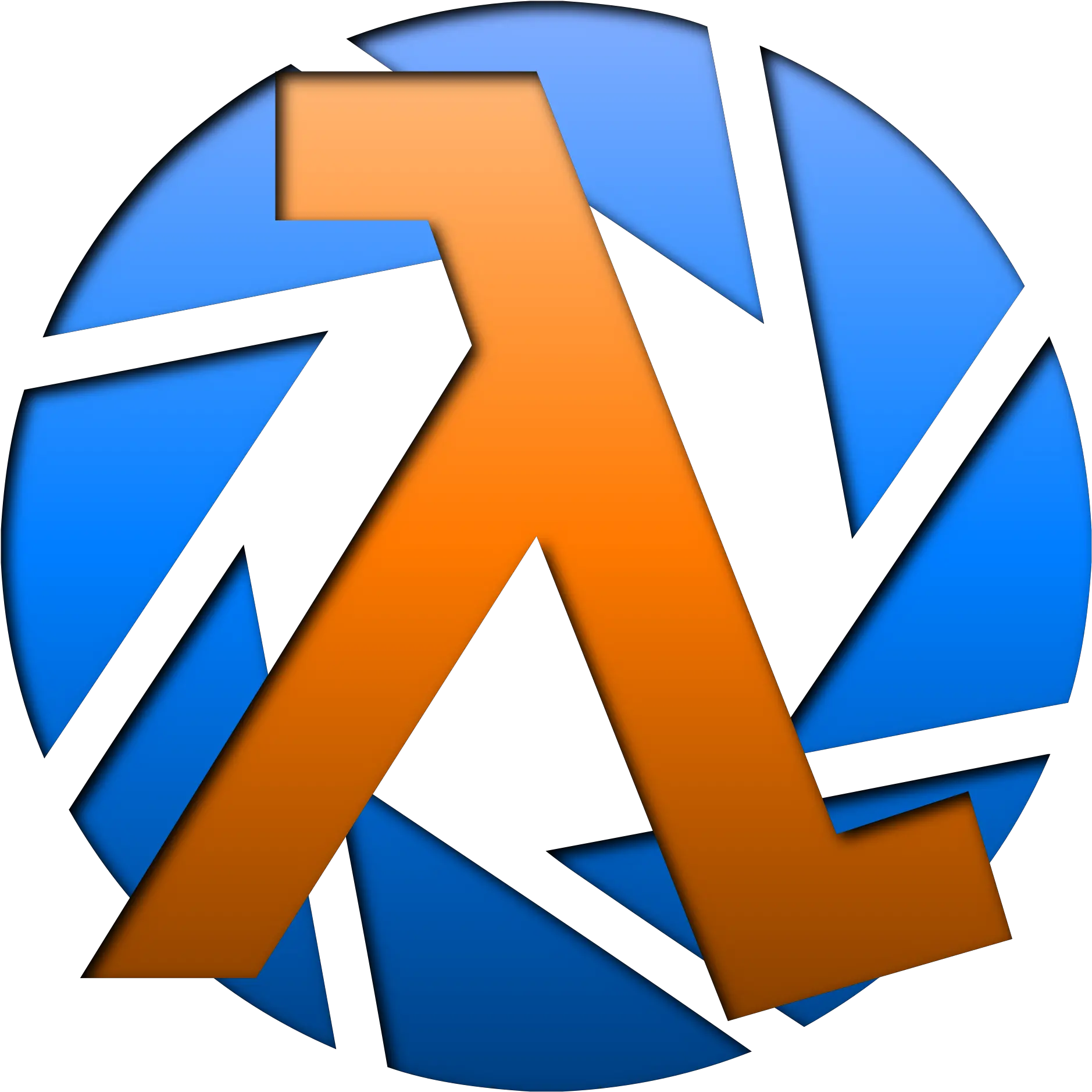 Halflife Portal Logo Aperture Science And Lambda Png Half Life Logo
