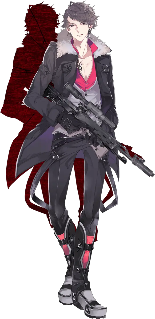 Anime Guy With Gun Png Image Anime Guy With Gun Png Holding Gun Png