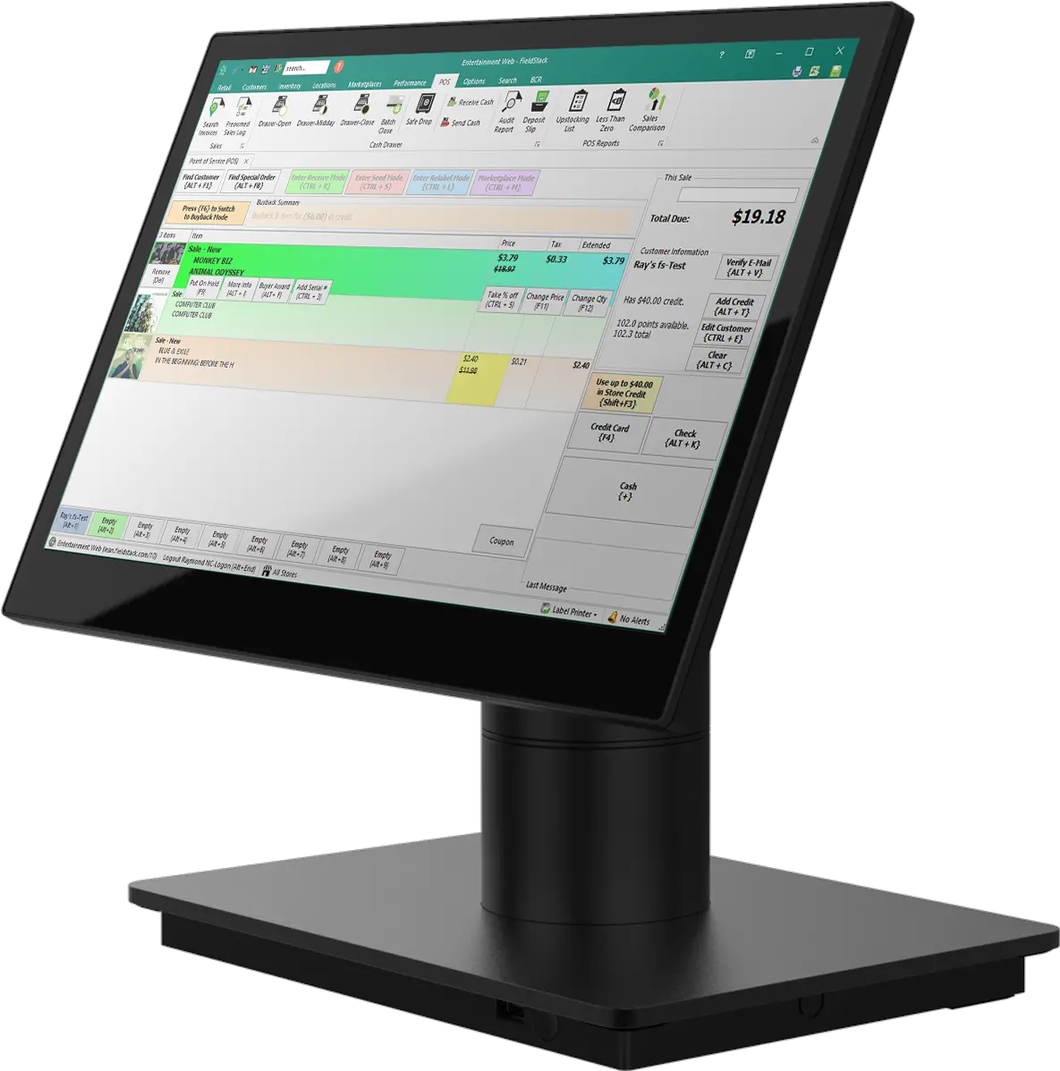 Point Of Sale Software Pos Software By Fieldstack Horizontal Png Pos Icon Free