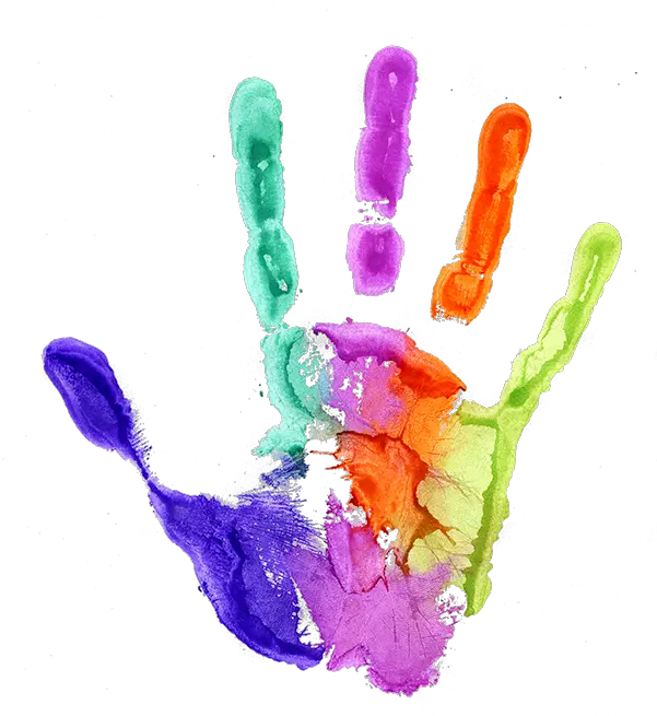 Watercolor Kids Handprint Png Vector Transparent Hand Print Paint Handprint Png