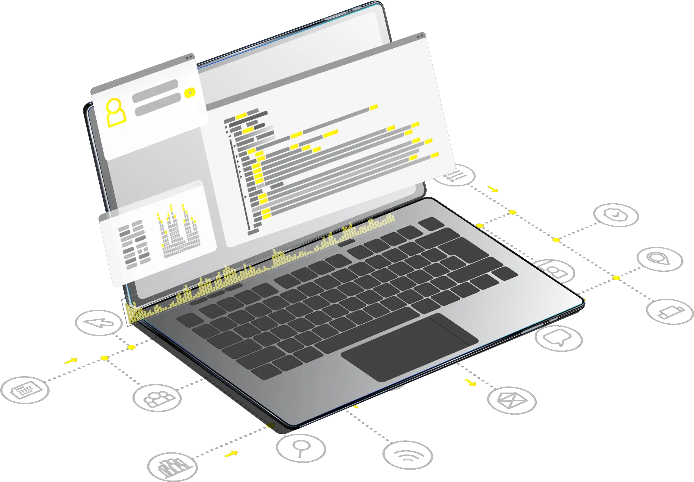 Businesses That Would Benefit Business Process Outsourcing Png Touchpad Icon