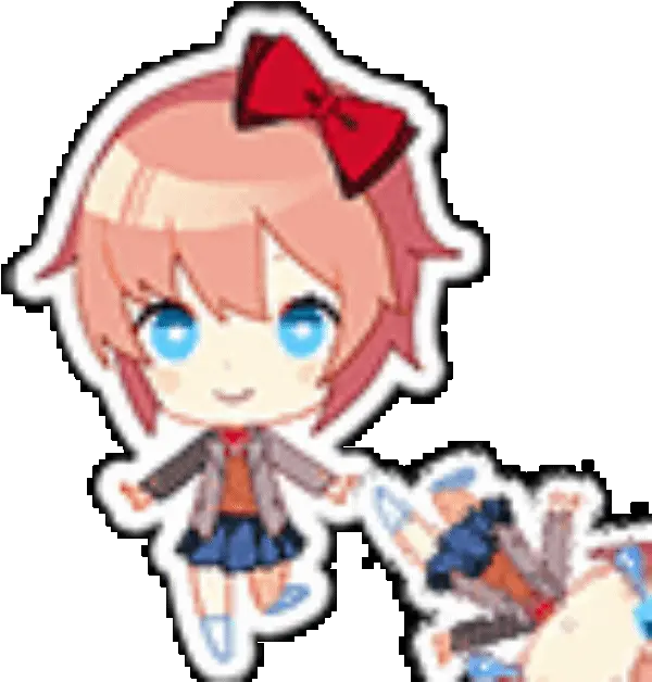 Evil Sayori Clone Album On Imgur Ddlc Sayori Chibi Gif Png Sayori Transparent