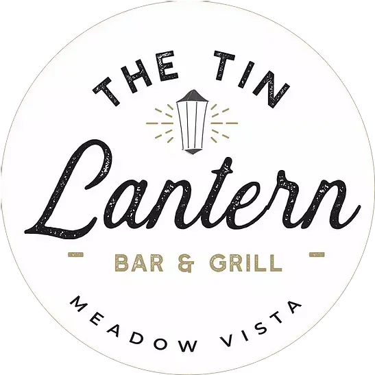 The Tin Lantern Bar U0026 Grill Meadow Vista Ca Language Png Black Lantern Logo