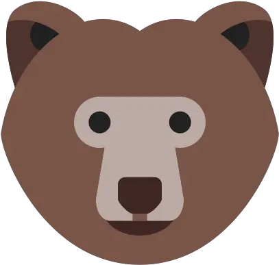 Bear Icon Animal Figure Png Bear Face Icon