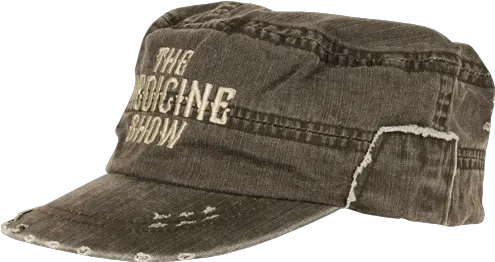 Brown Army Cap The Medicine Show For Baseball Png Army Hat Png