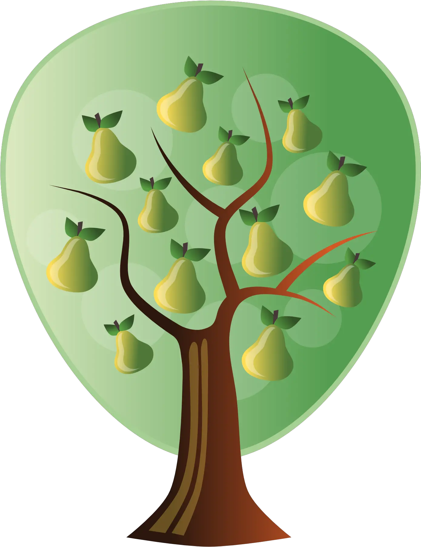 Download Pear Tree Clipart Translucent Pear Tree Clipart Pear Tree Clipart Png Tree Clipart Png png