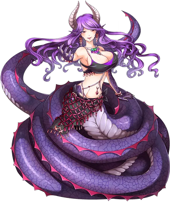 Iormugallery Monster Musume No Iru Nichijou Online Wikia Purple Lamia Png Nichijou Icon