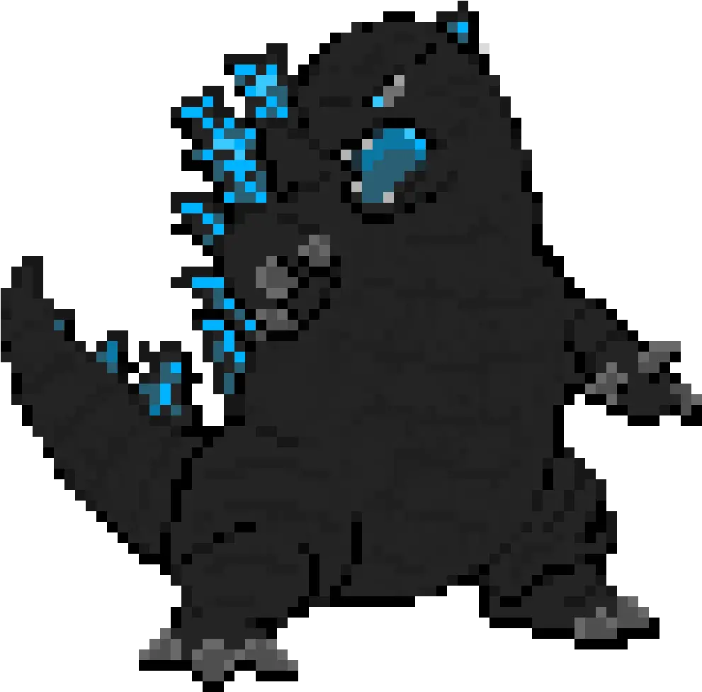 Pokemon Tyranitar 2019 Godzilla Pixel Art Png Tyranitar Png