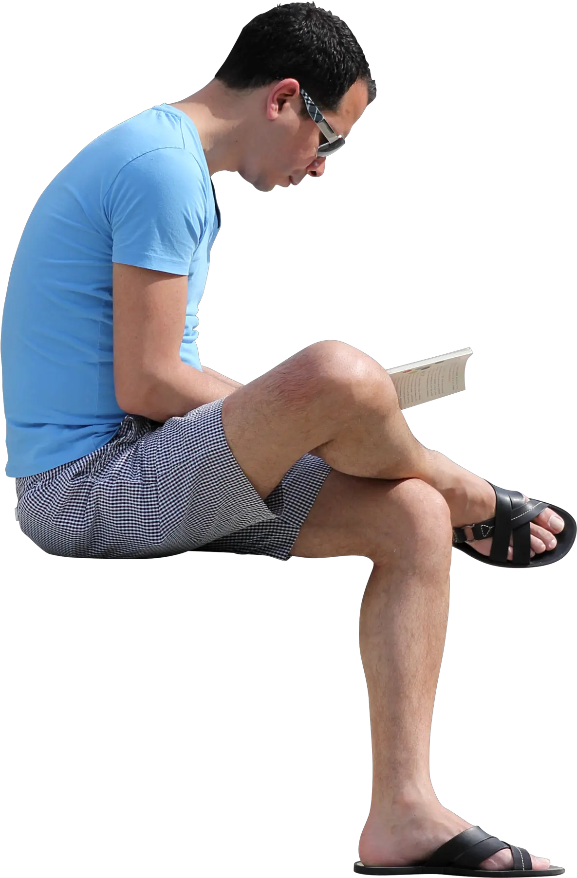 Download Sitting Man Png Image For Free People Read Book Png Sitting Person Png