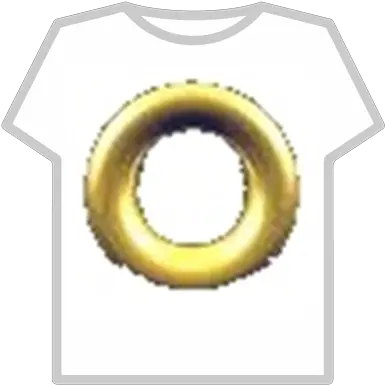Awesome Transparent Sonic Ring T Shirt Template Roblox Doge Png Sonic Ring Transparent