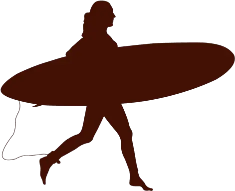 Transparent Png Svg Vector File Girl With Surfboard Clipart Surfer Png