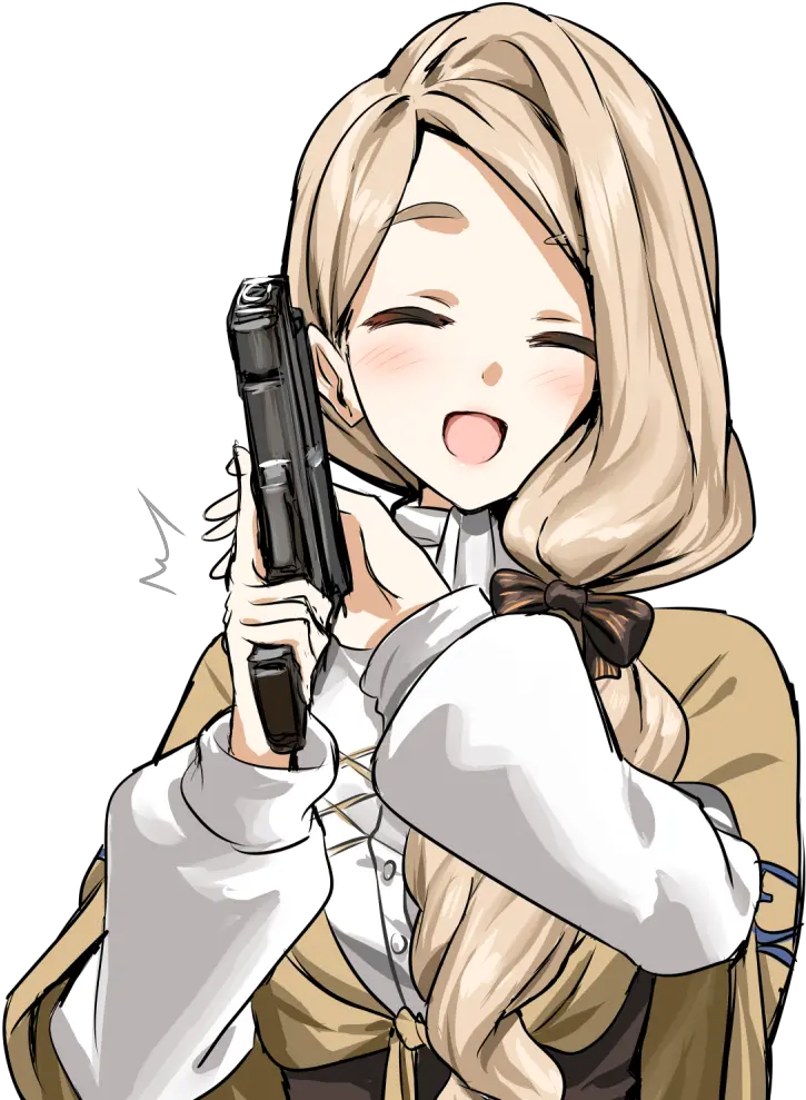 Mercedes With A Gun Fire Emblem Three Houses Fanart Png Holding Gun Png