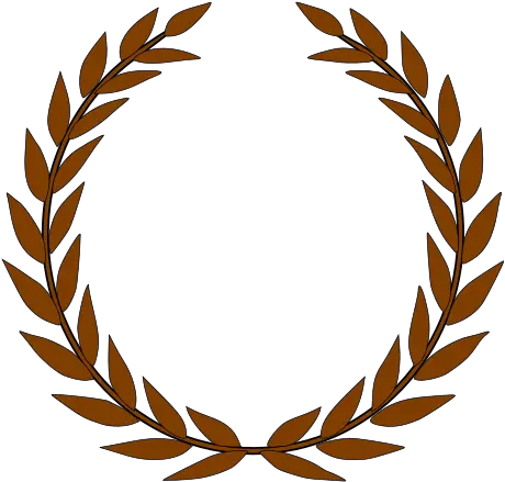 Laurel Crown Brown Larger Png Svg Clip Laurel Wreath Cutout Guilty Crown Logo