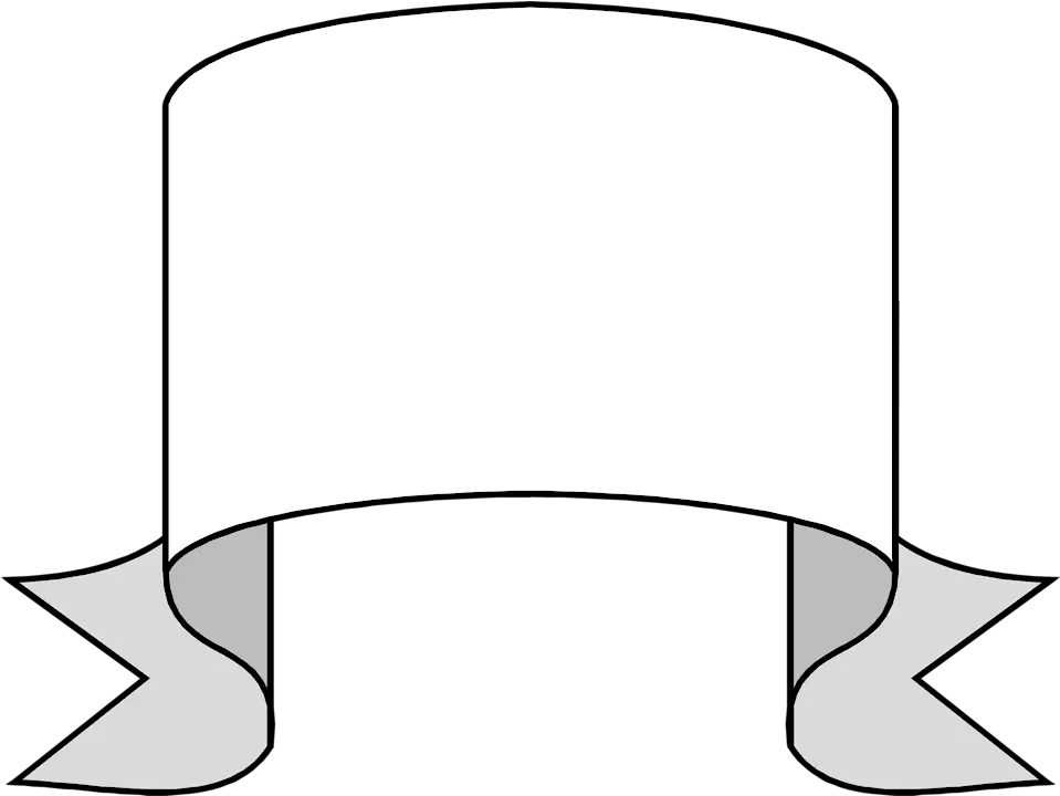 White Blank Banner Png 3 Image Clip Art Banner Transparent Background png