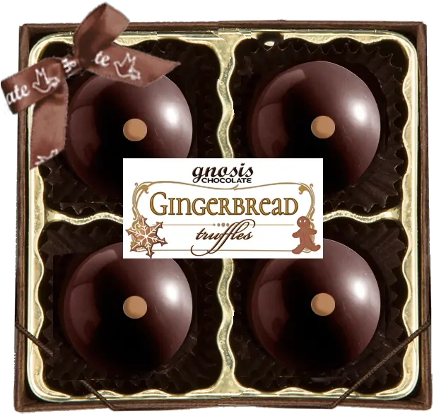 Gingerbread U2014 Gnosis Chocolate Chocolate Truffle Png Gingerbread Png