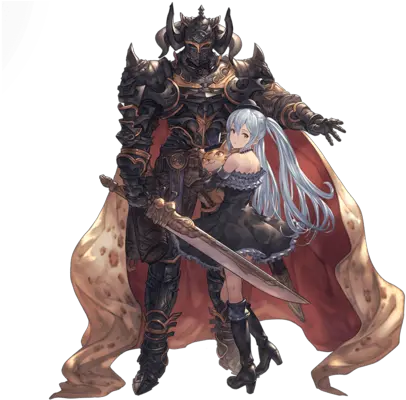 Black Knight And Orchis Png