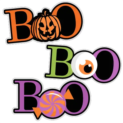 Boo Halloween Png 3 Image Boo Clip Art Cute Halloween Png