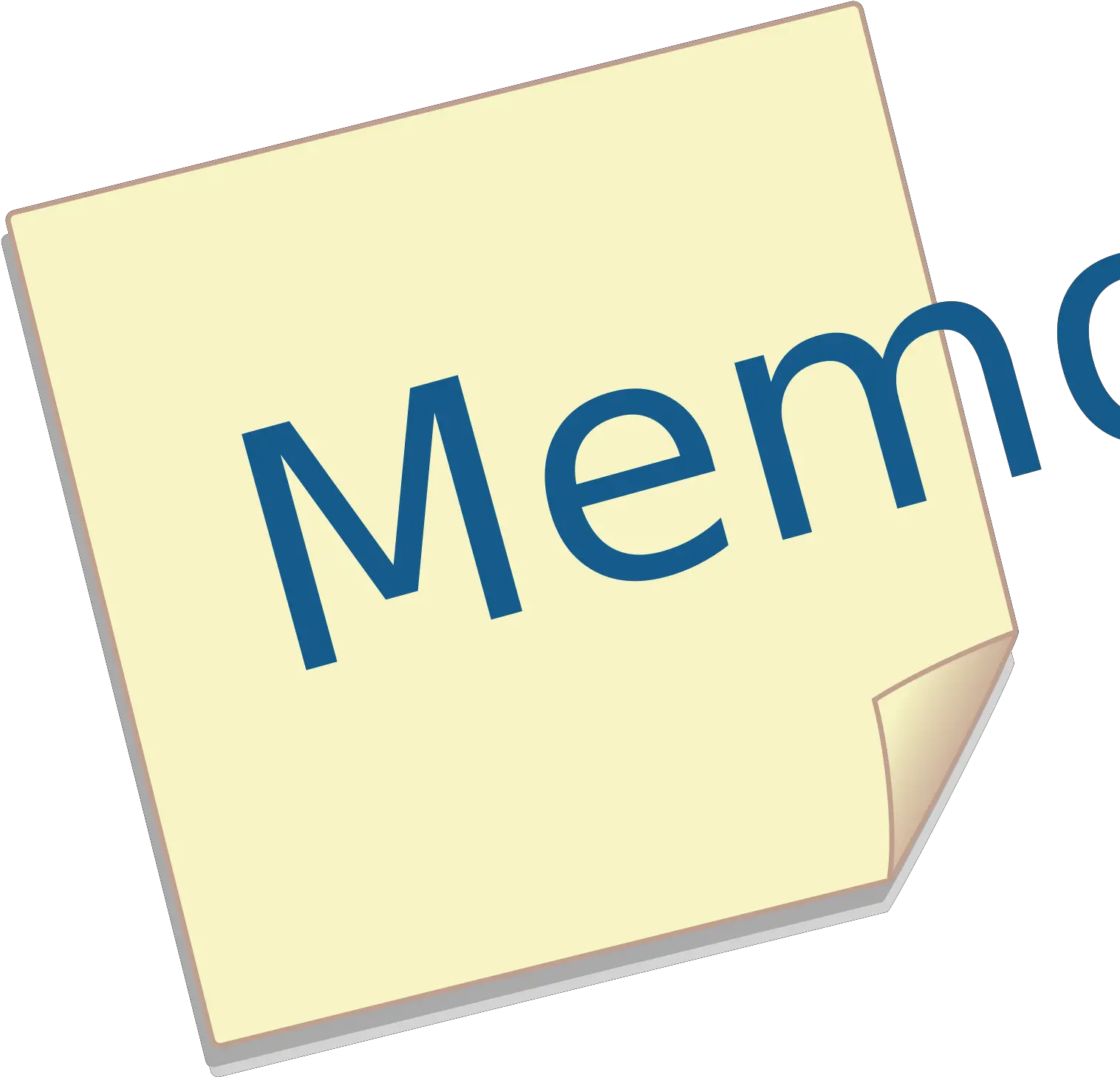 Post Horizontal Png Memo Icon