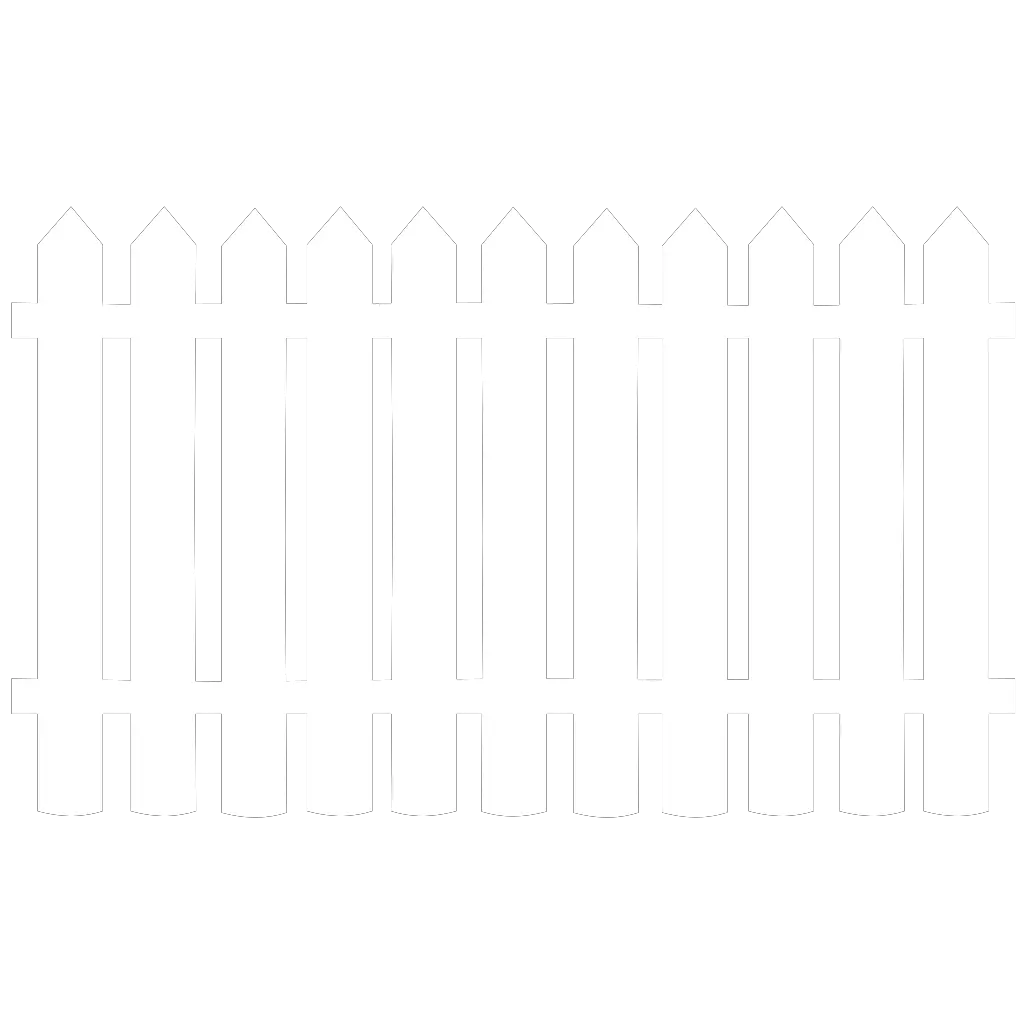 Farm Fence Png Black And White Transparent White Picket Fence Vector Barbwire Png
