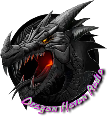 Dragon Haven Radio Free Internet Tunein Black Dragon Logo Png Dragon Logos