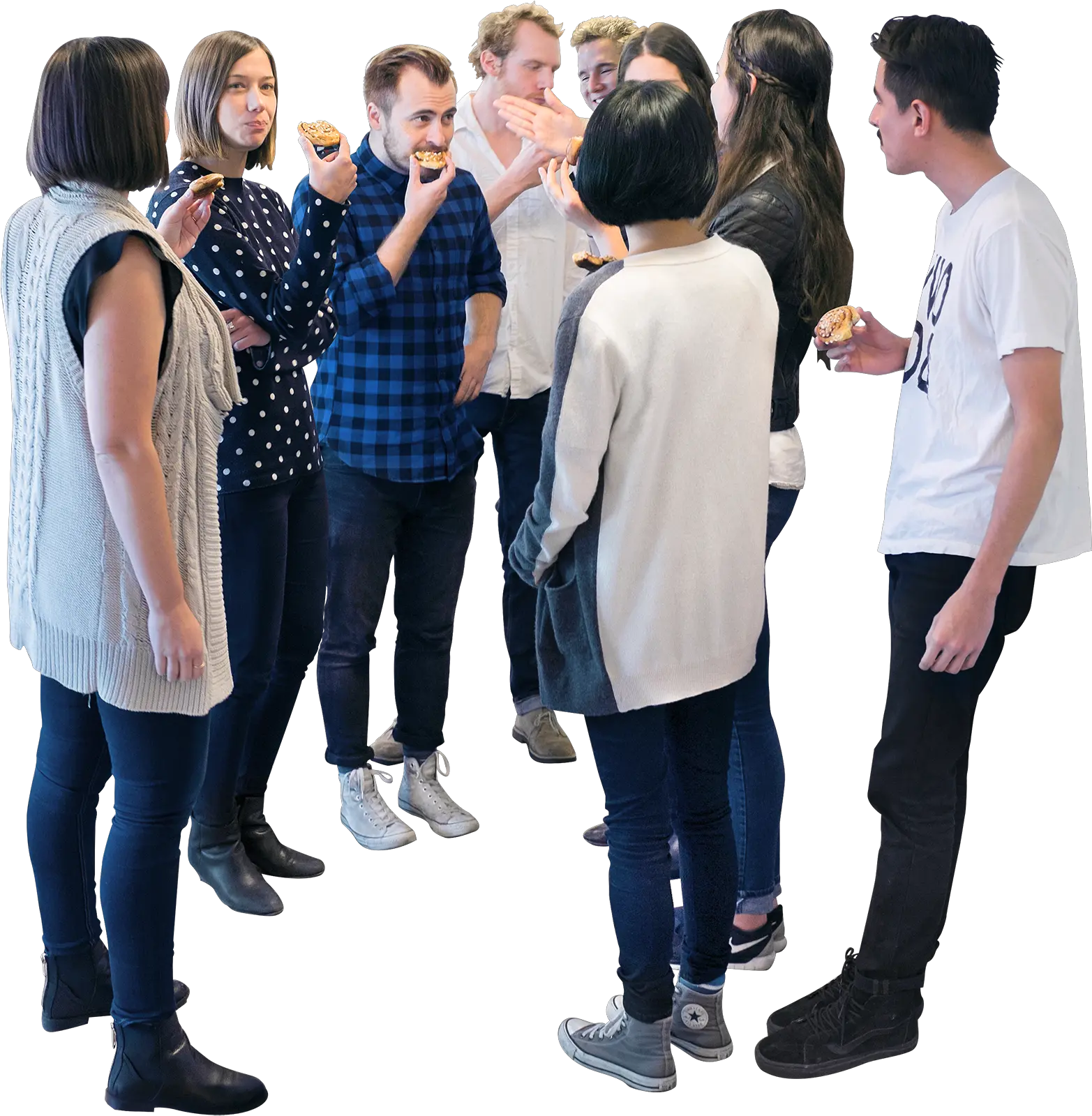 People Standing And Talking Png Group Of People Entourage People Talking Png png