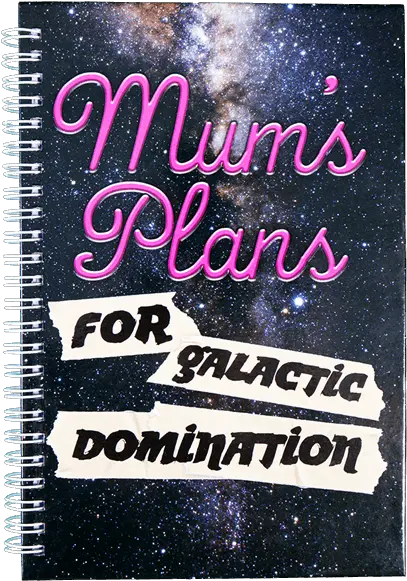 Galactic Domination A5 Spiral Notebook Milky Way Png Spiral Notebook Png