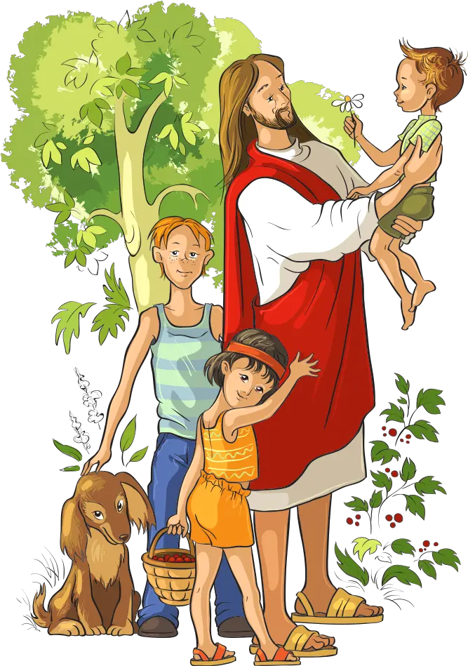 They Met Jesus A Childs Life Of Christ Child Jesus And Kids Clipart Png Christ Child Icon png