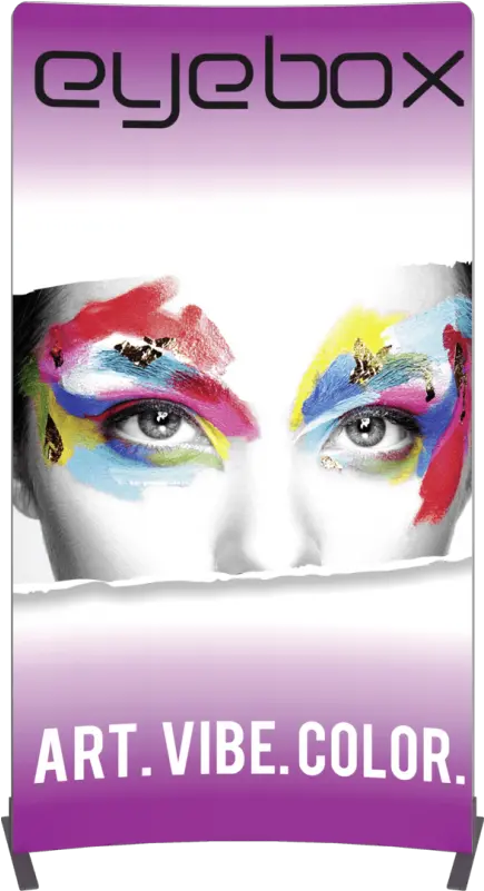 Vector Frame Curved 02 Fabric Banner Display Lightbox Png Banner Frame Png png