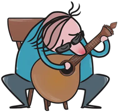 Our Characters Hype Lisbon Hostel Cartoon Png Guitarra Png