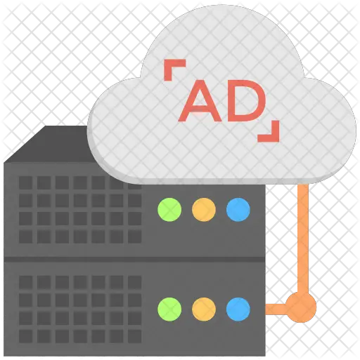 Ad Server Icon Of Flat Style Adserver Icon Png Server Icon Png