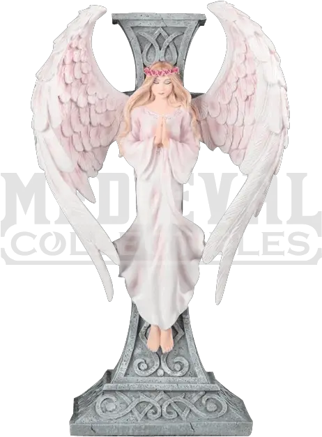 Angel Statue Figurine Cross Prayer Praying Angel Png Statue Angel Statue Png