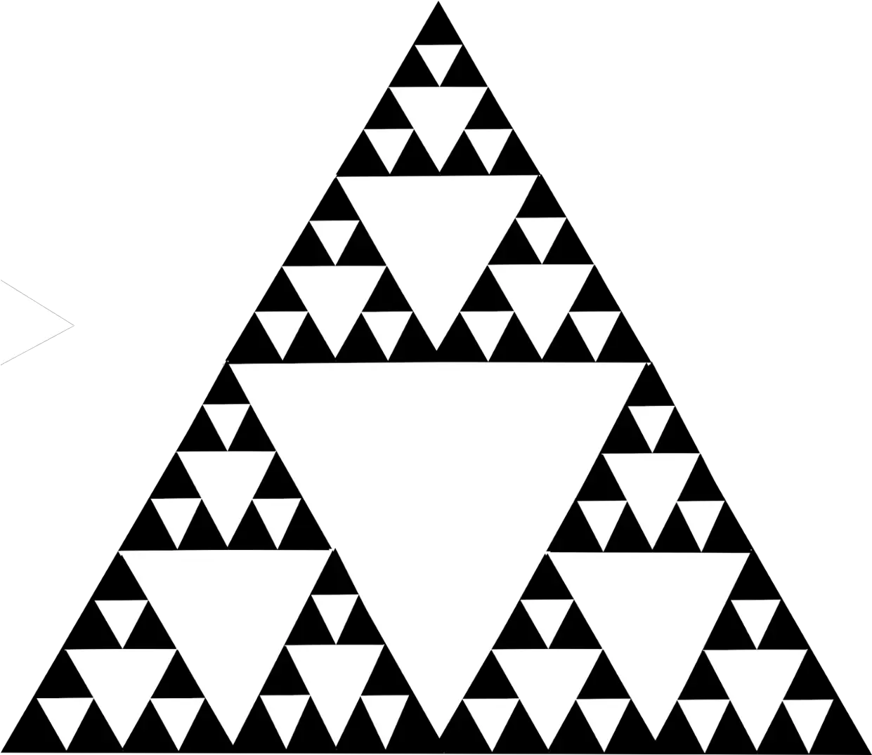 Triángulo De Sierpinsky Sierpinski Triangle Transparent Background Png Triangulo Png