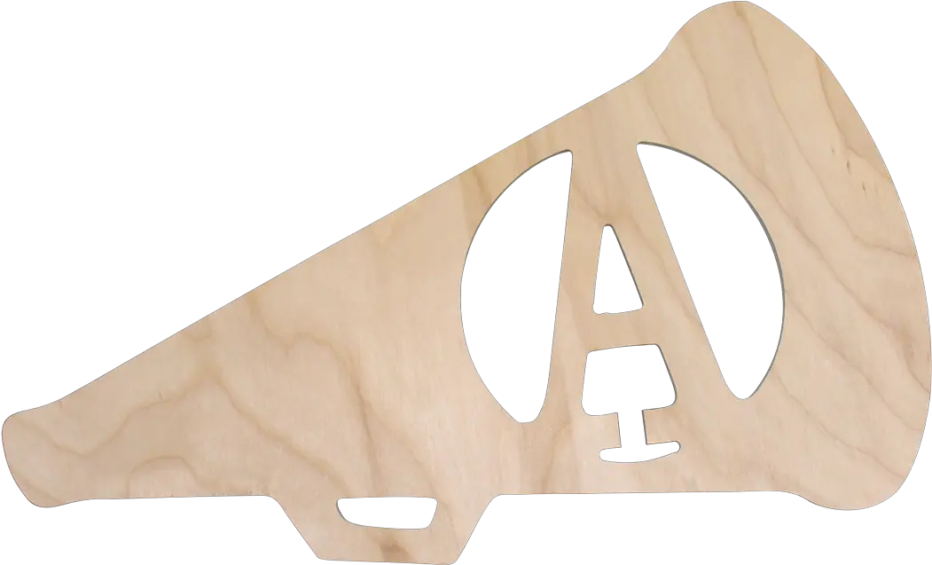 Monogrammed Wall Decor Cheer Megaphone Plywood Png Cheer Png