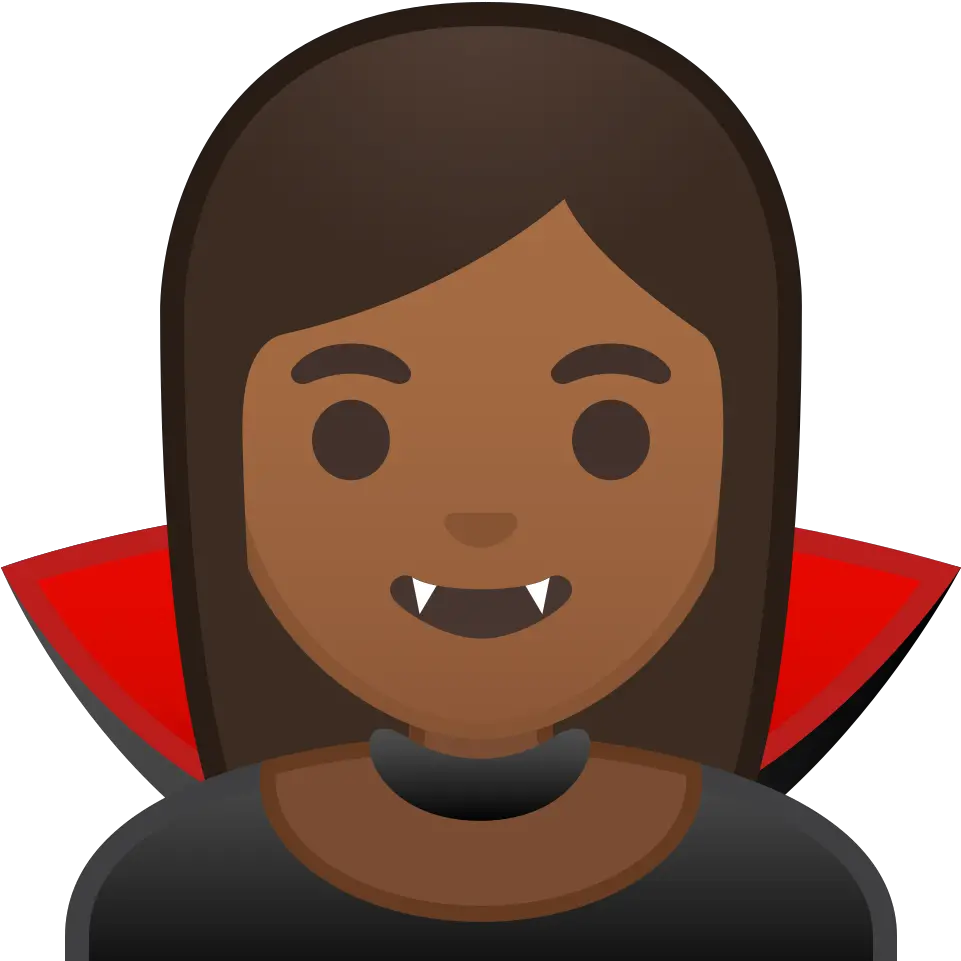 Woman Vampire Medium Dark Skin Tone Icon Noto Emoji People Png Dracula