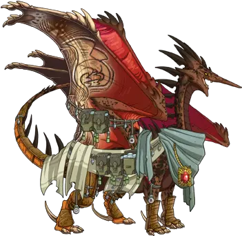 Male Ridgeback Flight Rising Png Jack Of Blades Dragon Ganondorf Png