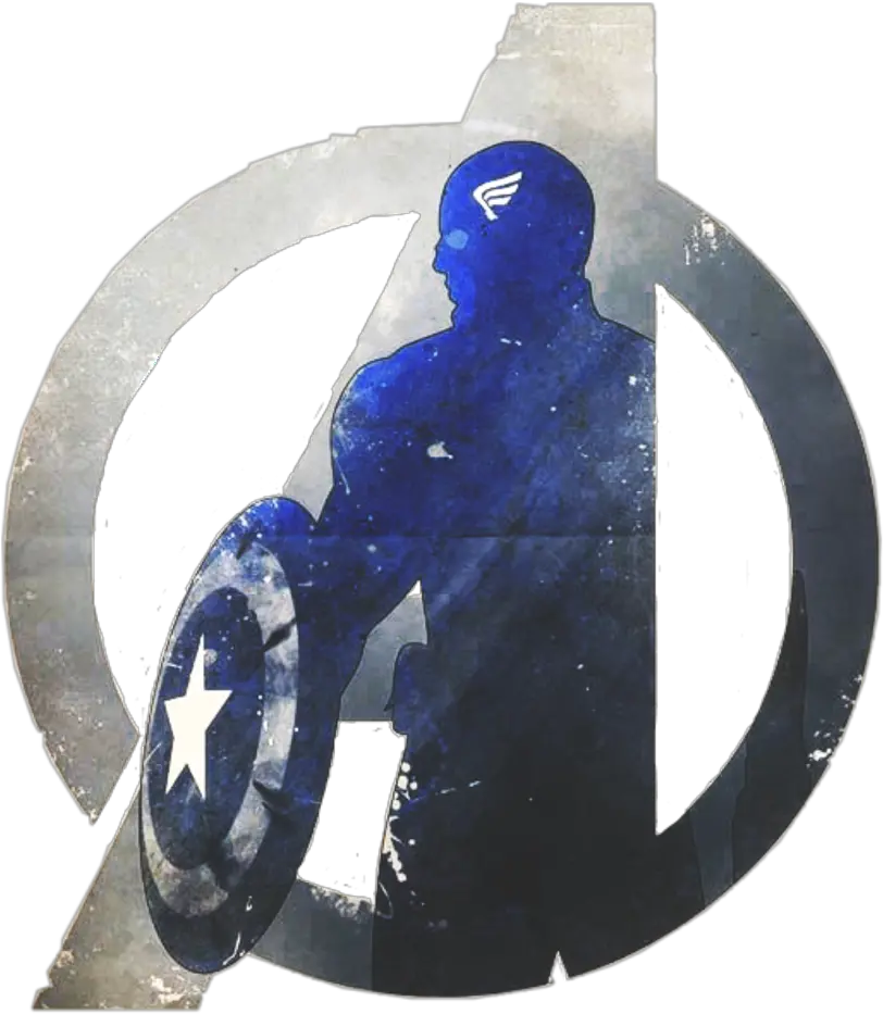 Download Sticker Captainamerica Steverogers Avengers Avengers Logo Captain Png Steve Rogers Png