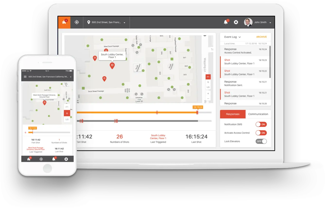 Amberbox Gunshot Detection Platform From Screenshot Png Gunfire Png