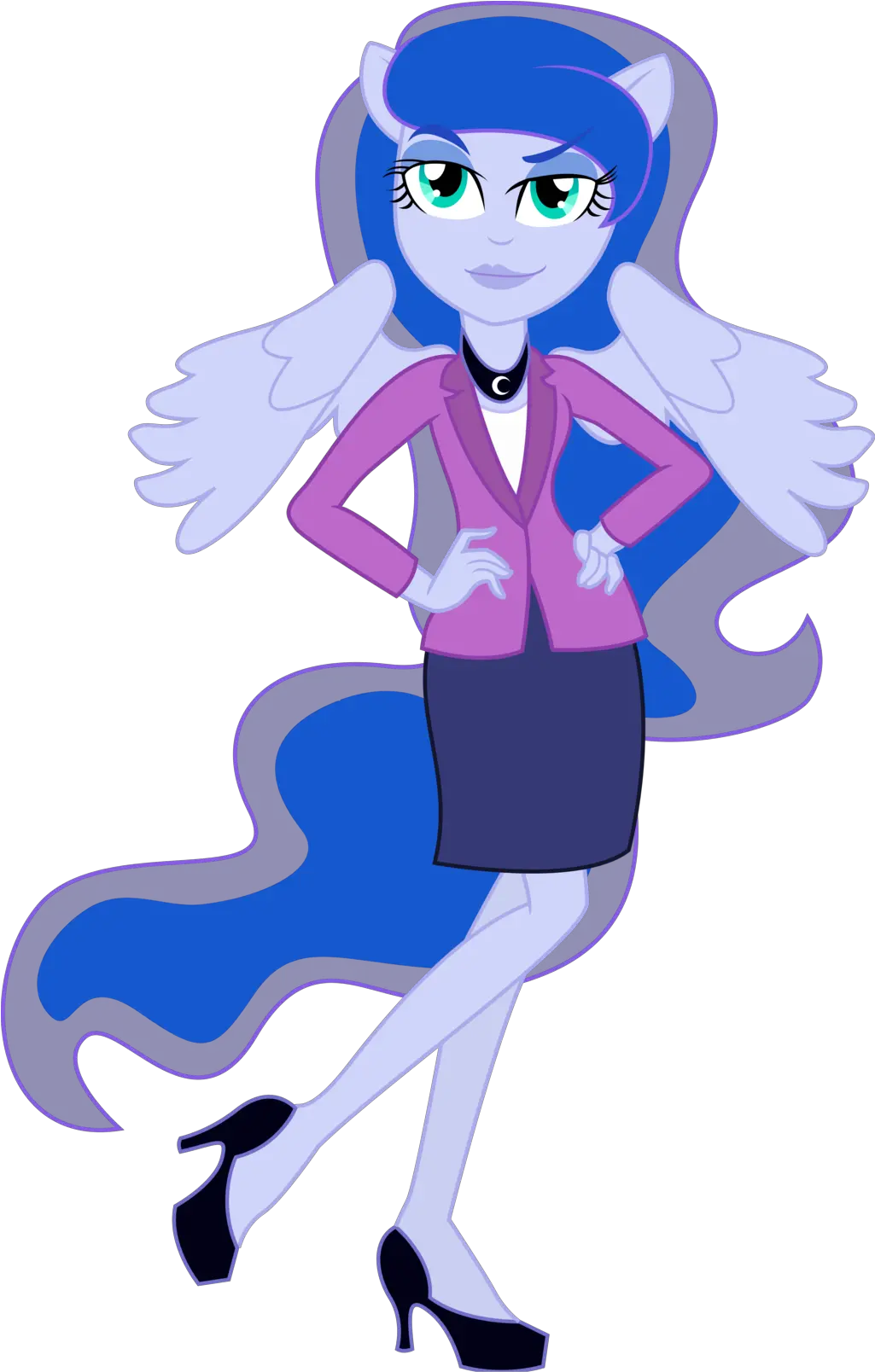 Vice Principal Luna By Theshadowstone Equestria Girls Luna My Little Pony Equestria Girls Celestia Png Luna Png