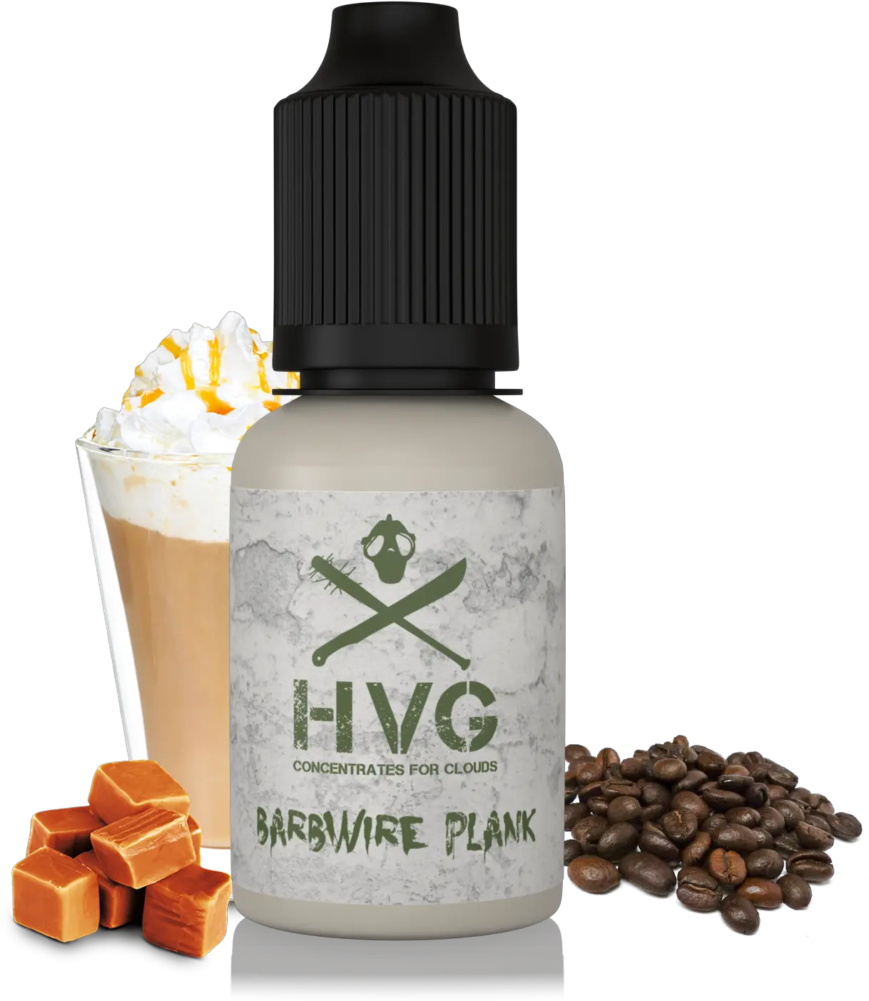 Hvg Barbwire Plank 20ml Fuu Concentrates Transparent Caramel Macchiato Png Barbwire Png