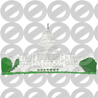 Capitol Building Stencil For Classroom Therapy Use Great Illustration Png Capitol Building Png