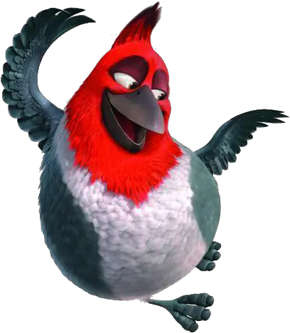 Rio Movie Red Bird Singing Clipart 2 Full In Png