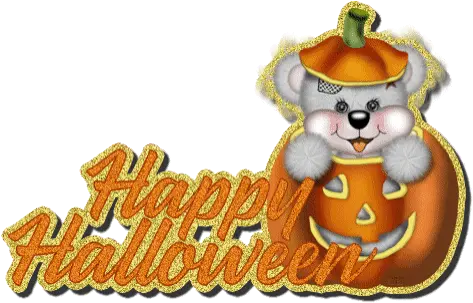 Ff Eec Cute Happy Halloween Greeting Happy Halloween Png Halloween Clipart Transparent
