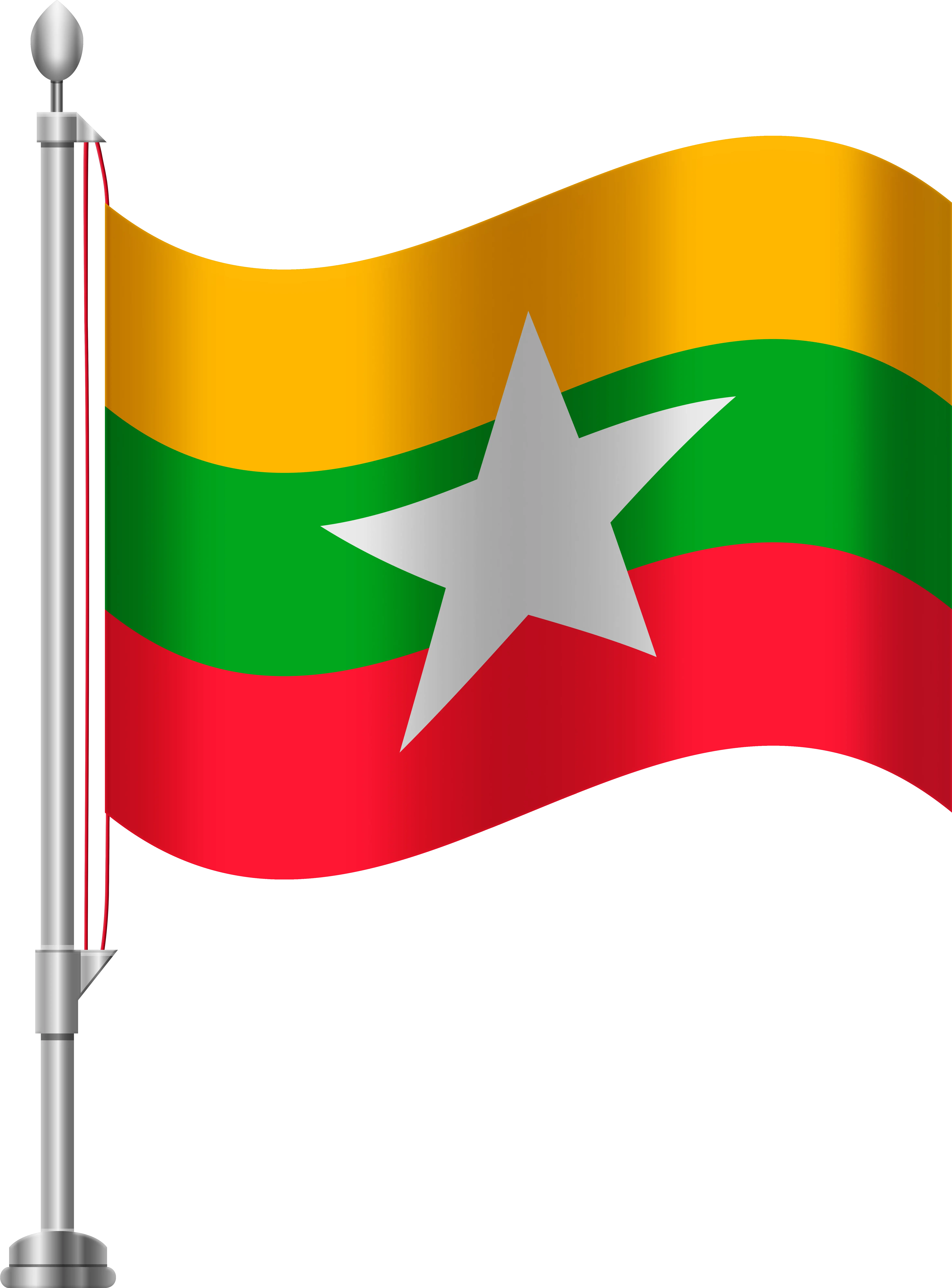 Myanmar Flag Png Clip Art Flags