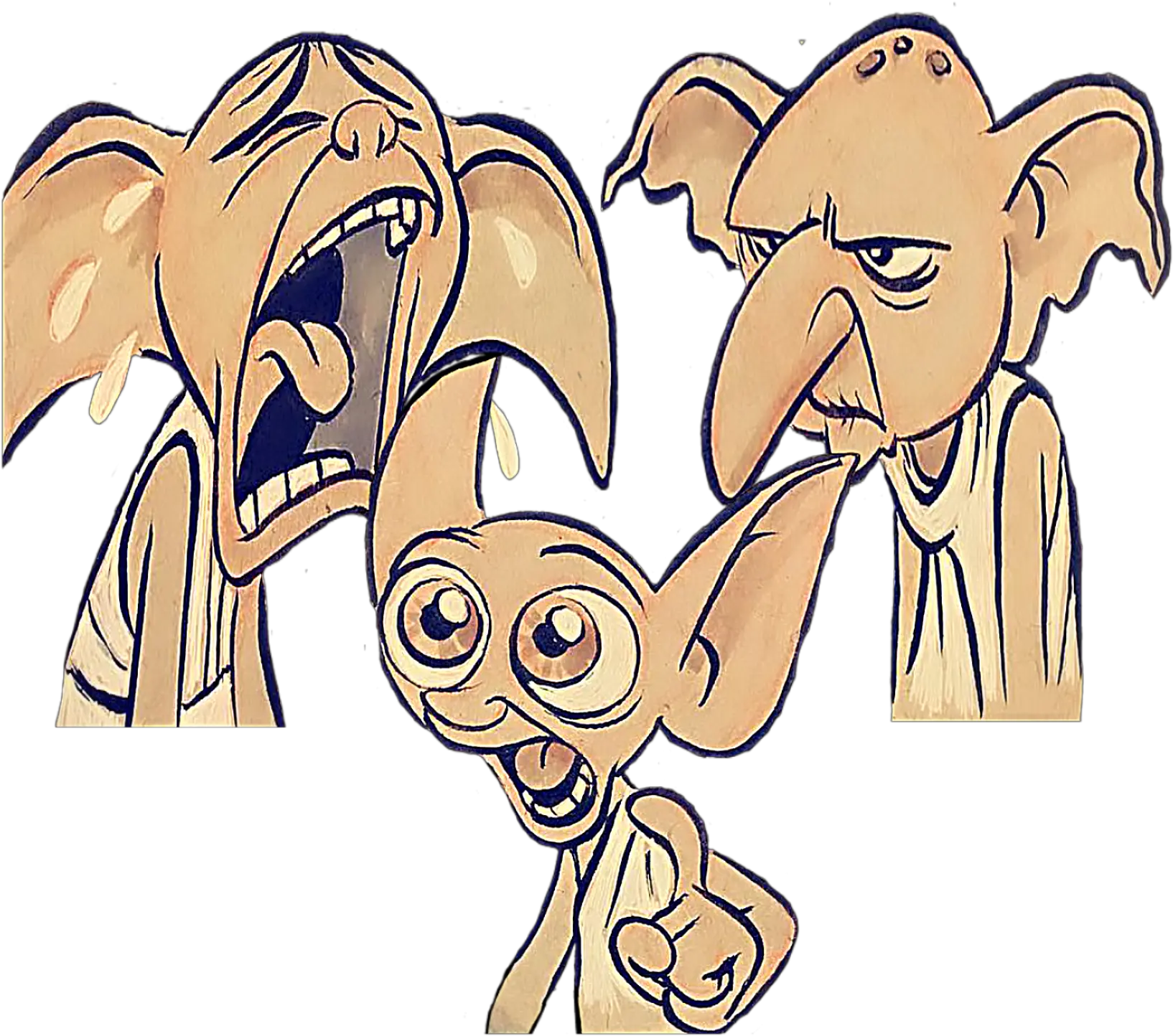 Dobby Winky Kreacher Harrypotter Cartoon Png Dobby Png