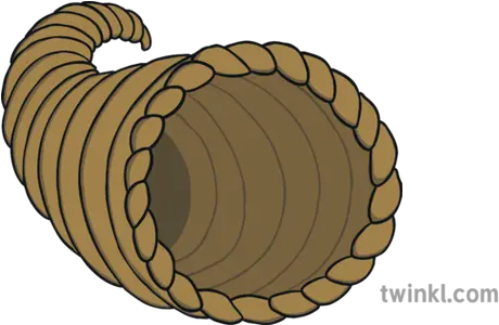 Ks1 Empty Cornucopia Illustration Twinkl Shell Png Cornucopia Png
